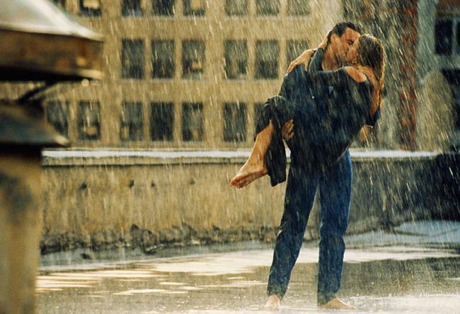 kissing in the rain notebook. In the Bratislava rain